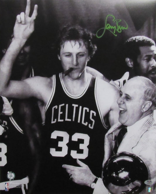 Larry Bird HOF Signed/Auto 16x20 Photo Boston Celtics PSA/DNA 200034
