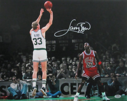 Larry Bird HOF Signed/Auto 16x20 Photo Boston Celtics PSA/DNA 200035