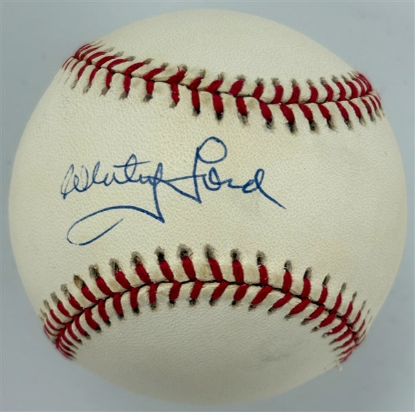 Whitey Ford HOF Signed/Autographed OAL Baseball Yankees Upper Deck 200505