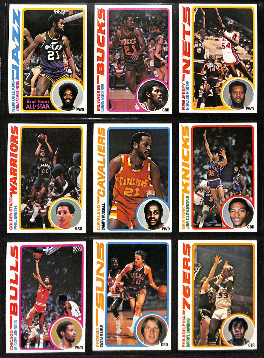 1978-79 TOPPS Basketball Complete Set (132) King RC Erving Maravich 199065
