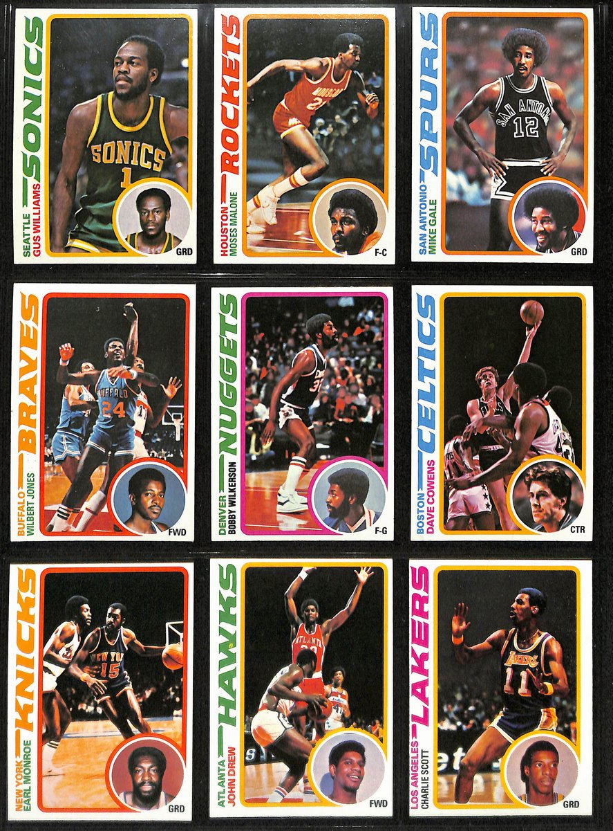 1978-79 TOPPS Basketball Complete Set (132) King RC Erving Maravich 199065