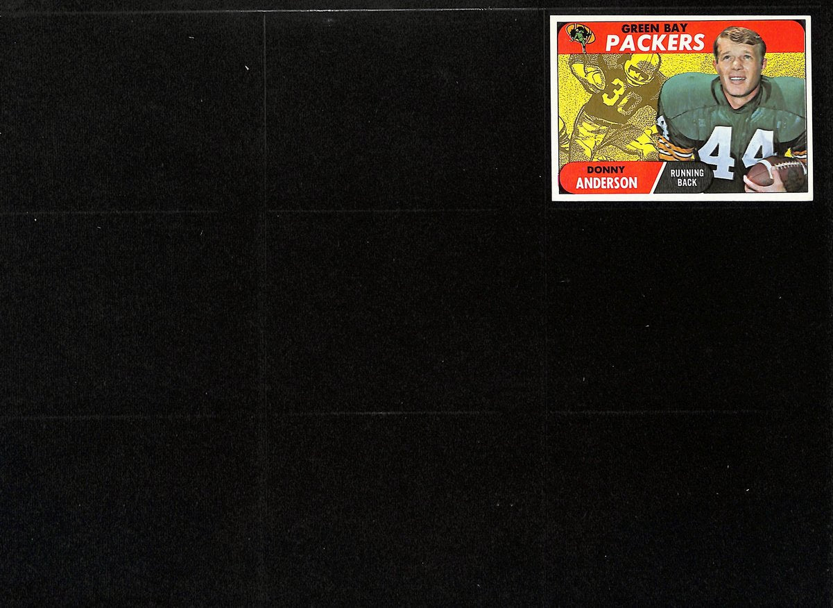1968 TOPPS Football Cards Green Bay Packers Complete Team Set (9) 200320
