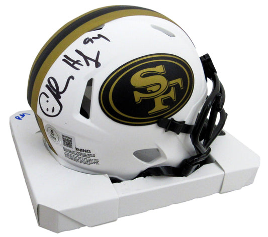Charles Haley Signed Mini Football Helmet San Francisco 49ers Beckett 200041
