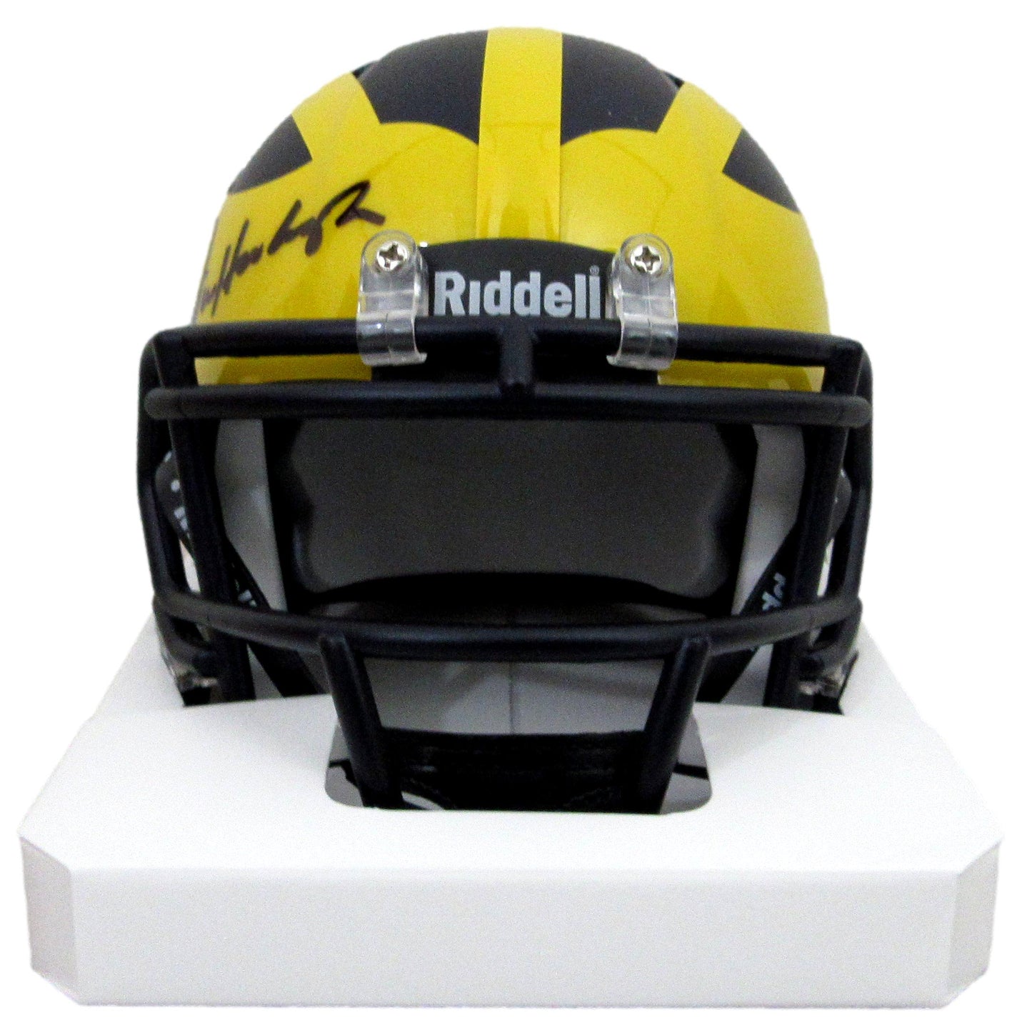 Jim Harbaugh Signed/Auto Mini Football Helmet Michigan Coach Fanatics 200044