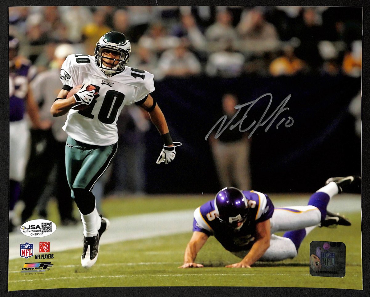 DeSean Jackson Signed 8x10 Autographed Photo Philadelphia Eagles JSA 200518