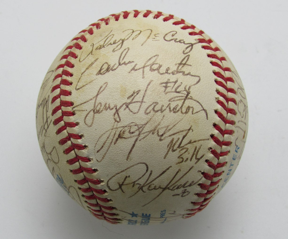 1990 White Sox Team Multi-Signed (26) OAL Baseball Thomas Sosa Fisk 196346