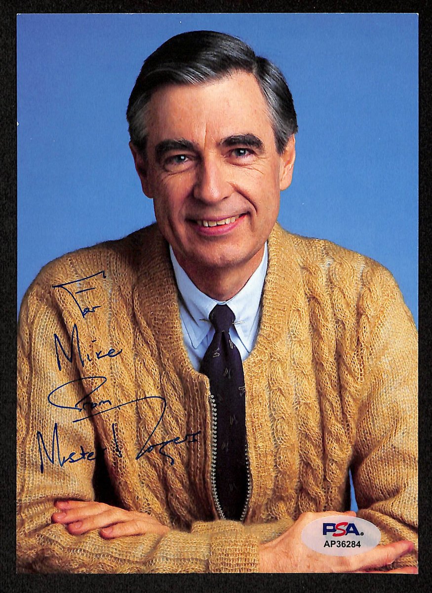 Fred Rogers Signed/Inscribed 5x7 Photo "Mr. Rogers" PSA/DNA 199384