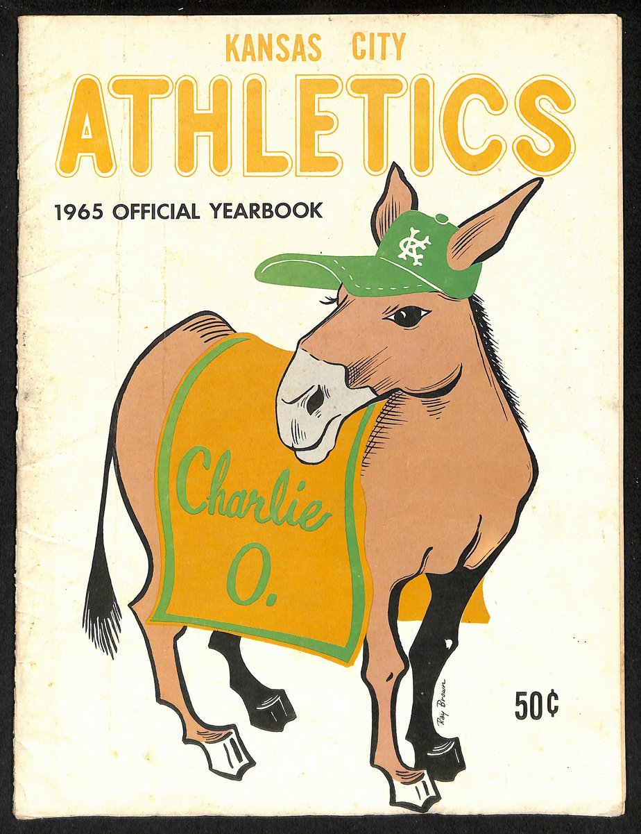 1965 Kansas City Athletics Baseball Yearbook 200606