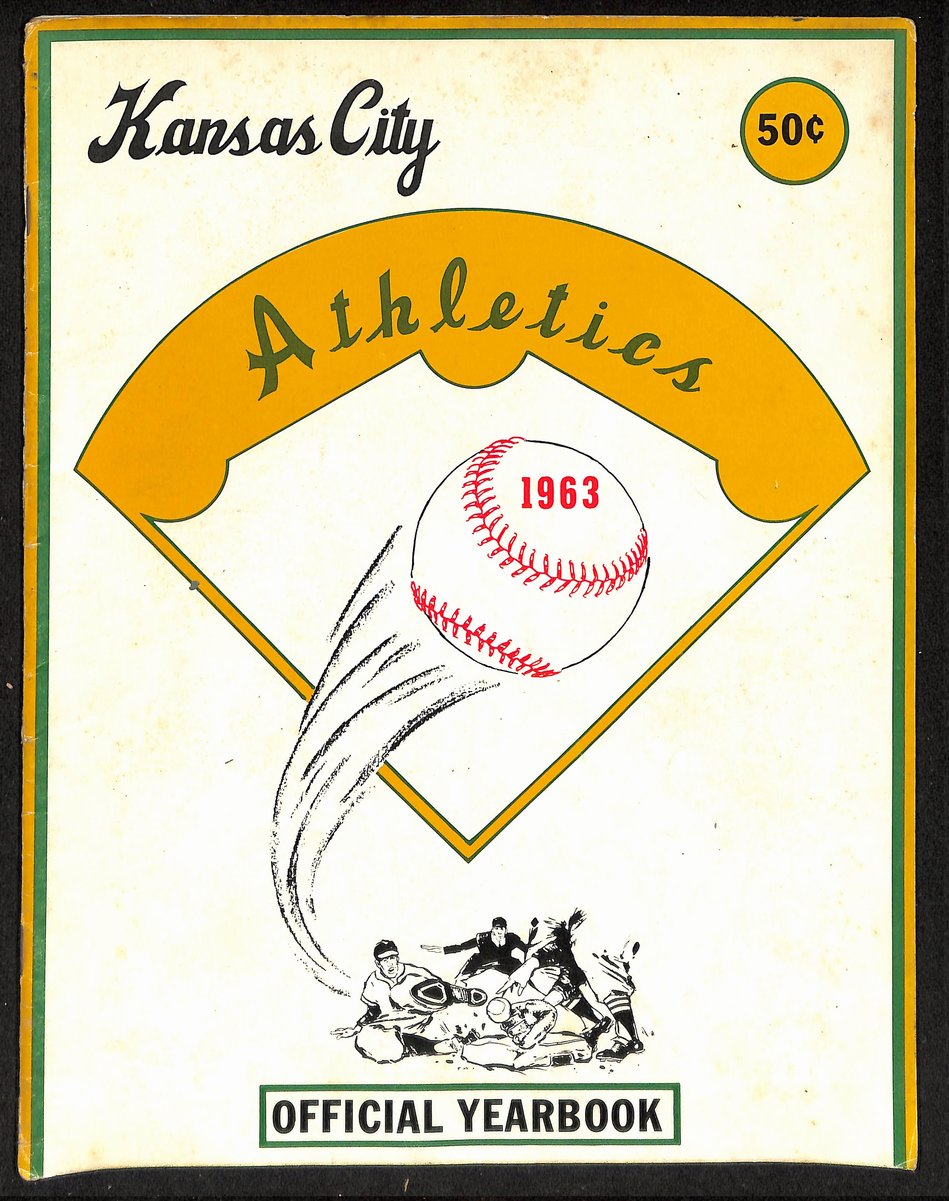 1963 Kansas City Athletics Baseball Yearbook 200607