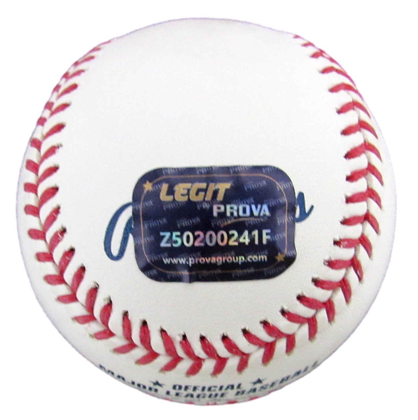 Jacob Misiorowski Signed/Auto OML Baseball Milwaukee Brewers PROVA 200924