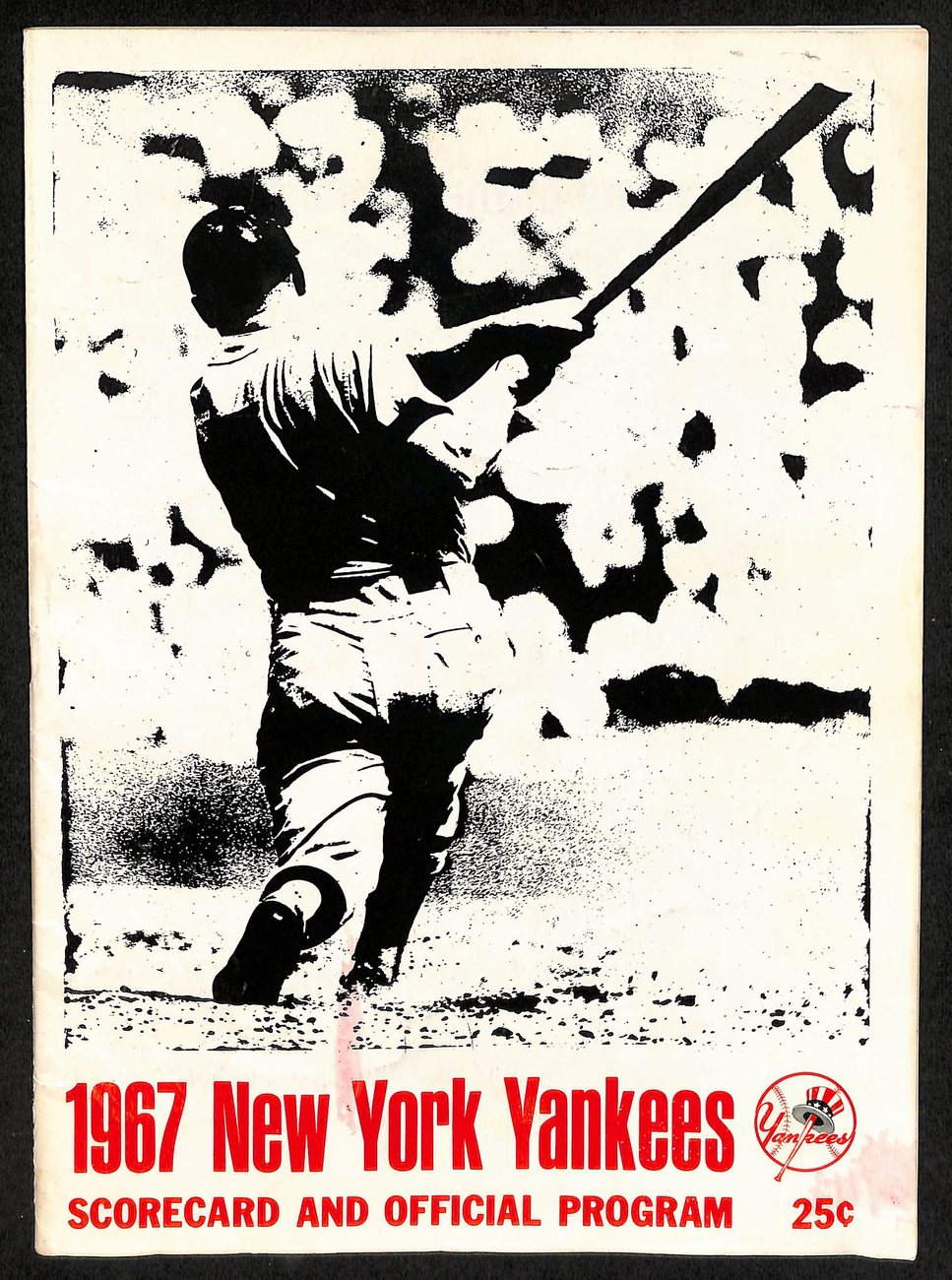 July 13, 1967 Cleveland Indians vs. New York Yankees MLB Program 200221