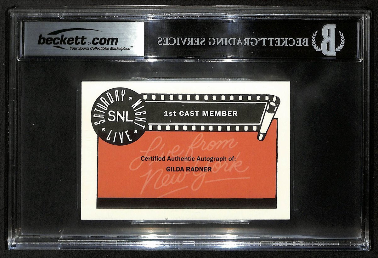 Gilda Radner SNL Signed/Auto 3.5x5 Custom Trading Card Beckett BAS 201308
