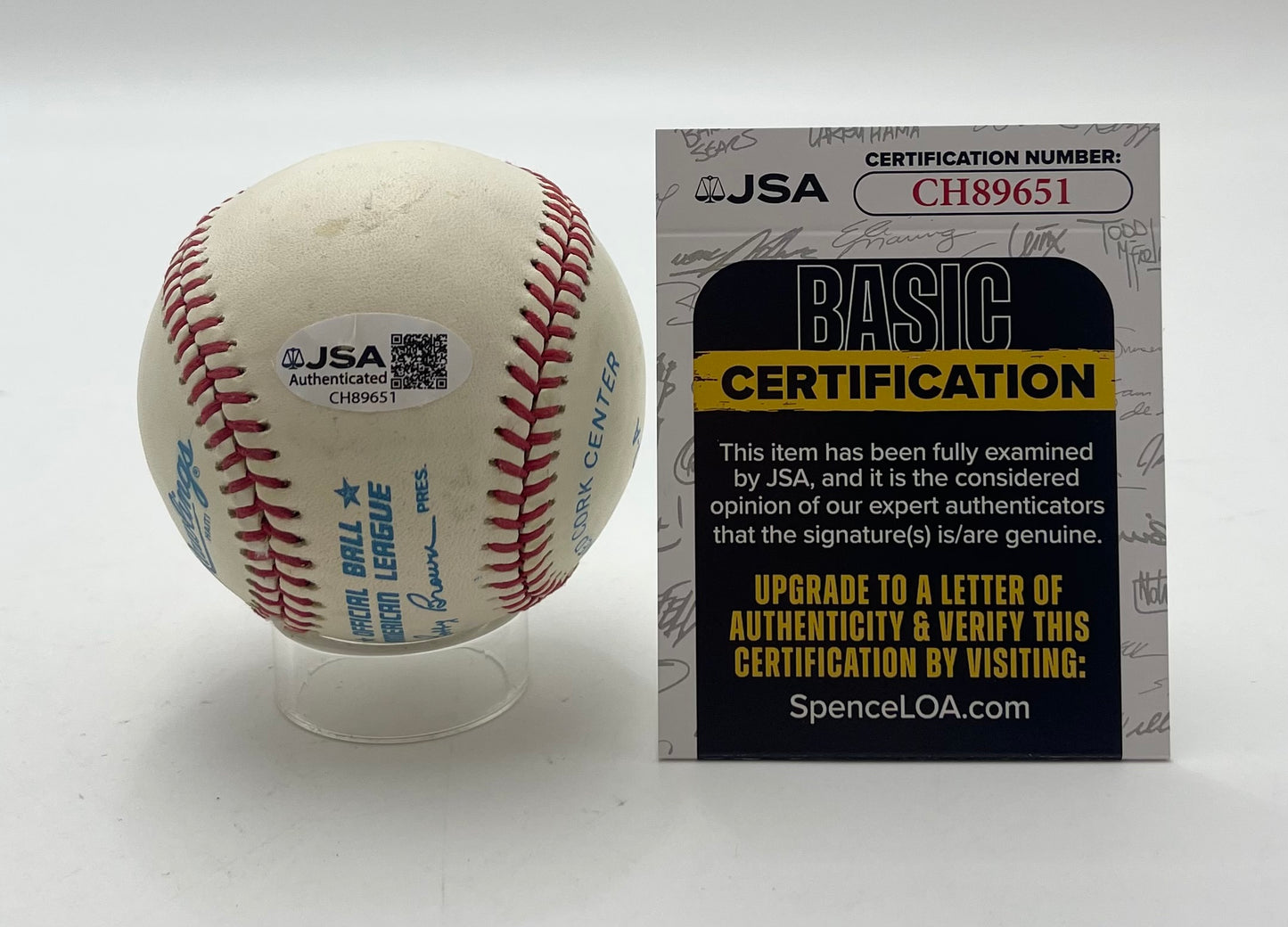 Bob Feller HOF Signed/Autographed OAL Baseball Cleveland Indians JSA 201055
