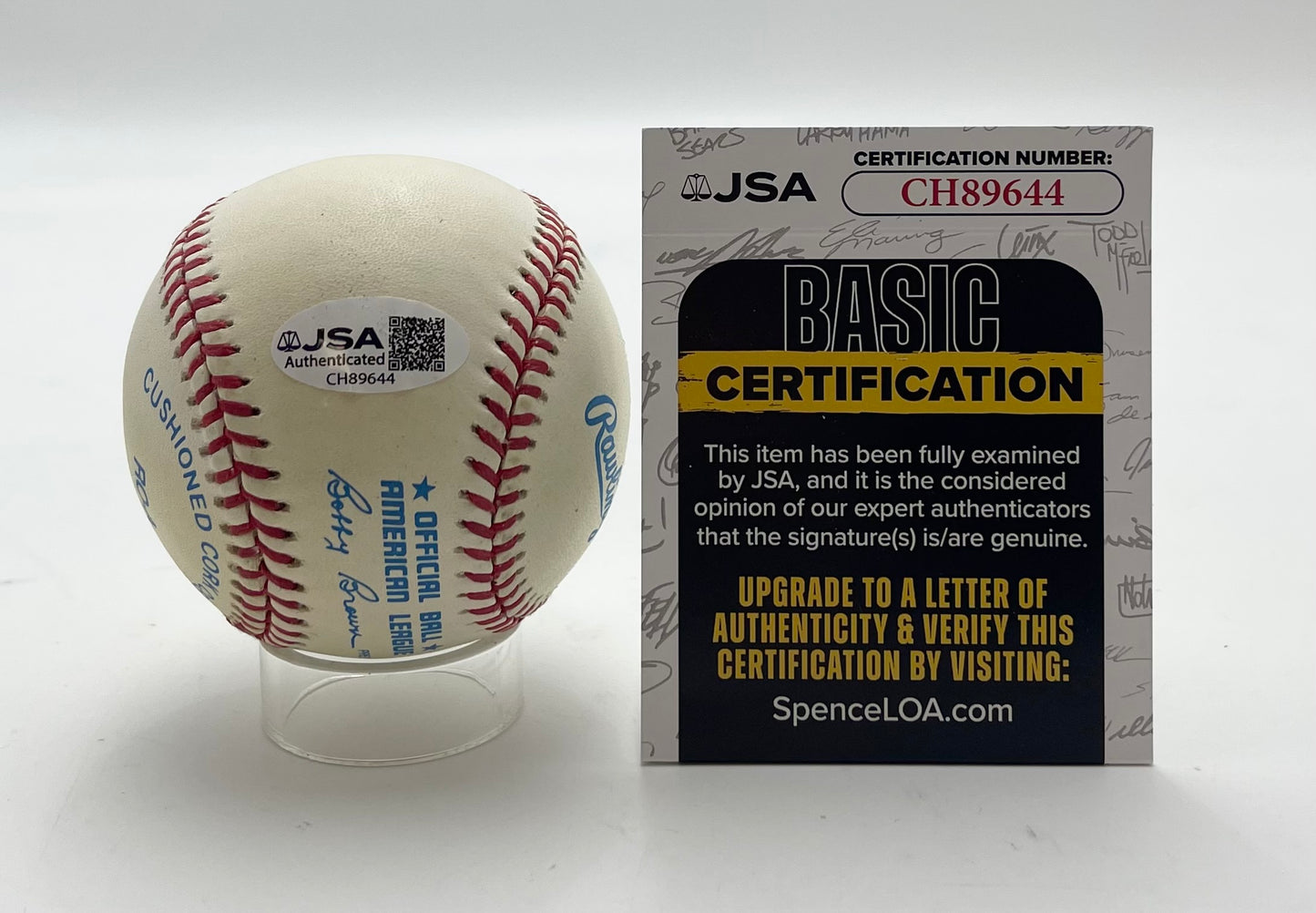 Frank Thomas HOF Signed/Autographed OAL Baseball Chicago White Sox JSA 201065