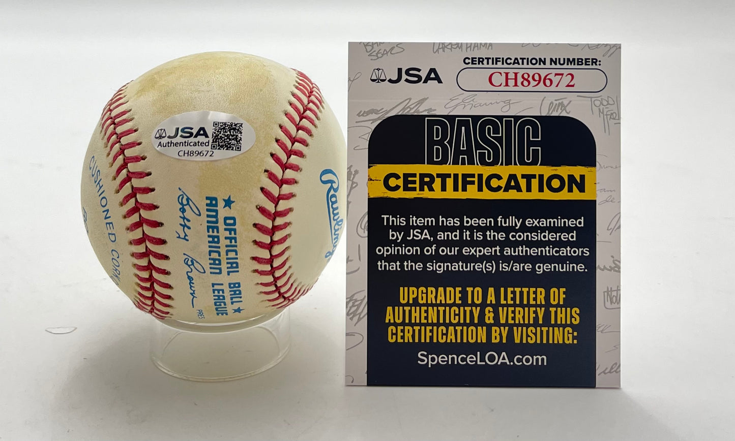 Rick Ferrell HOF Signed/Autographed OAL Baseball St. Louis Browns JSA 201082