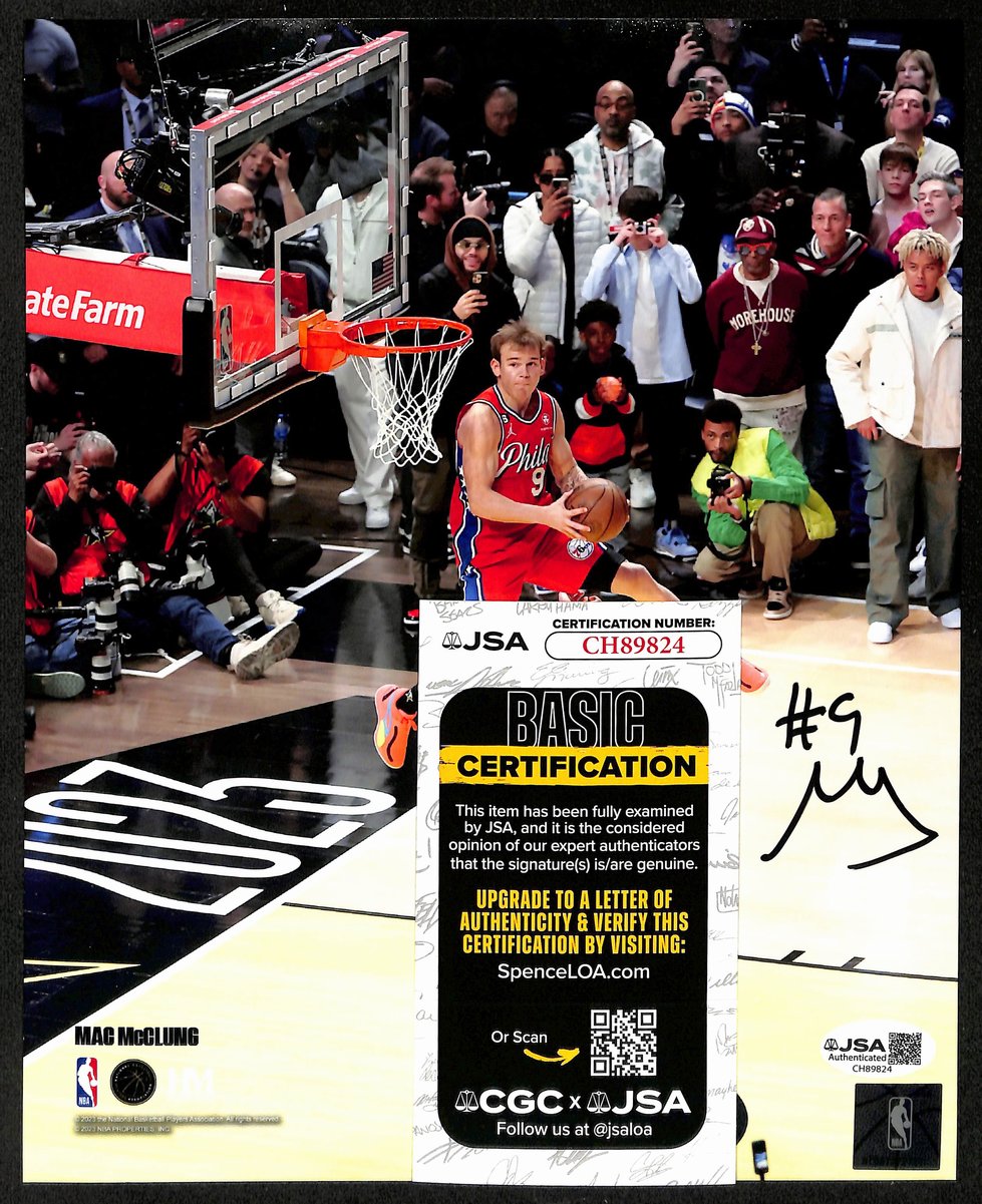 Mac McClung Signed/Autographed 8x10 Photo Slam Dunk Champ 76ers JSA 201109
