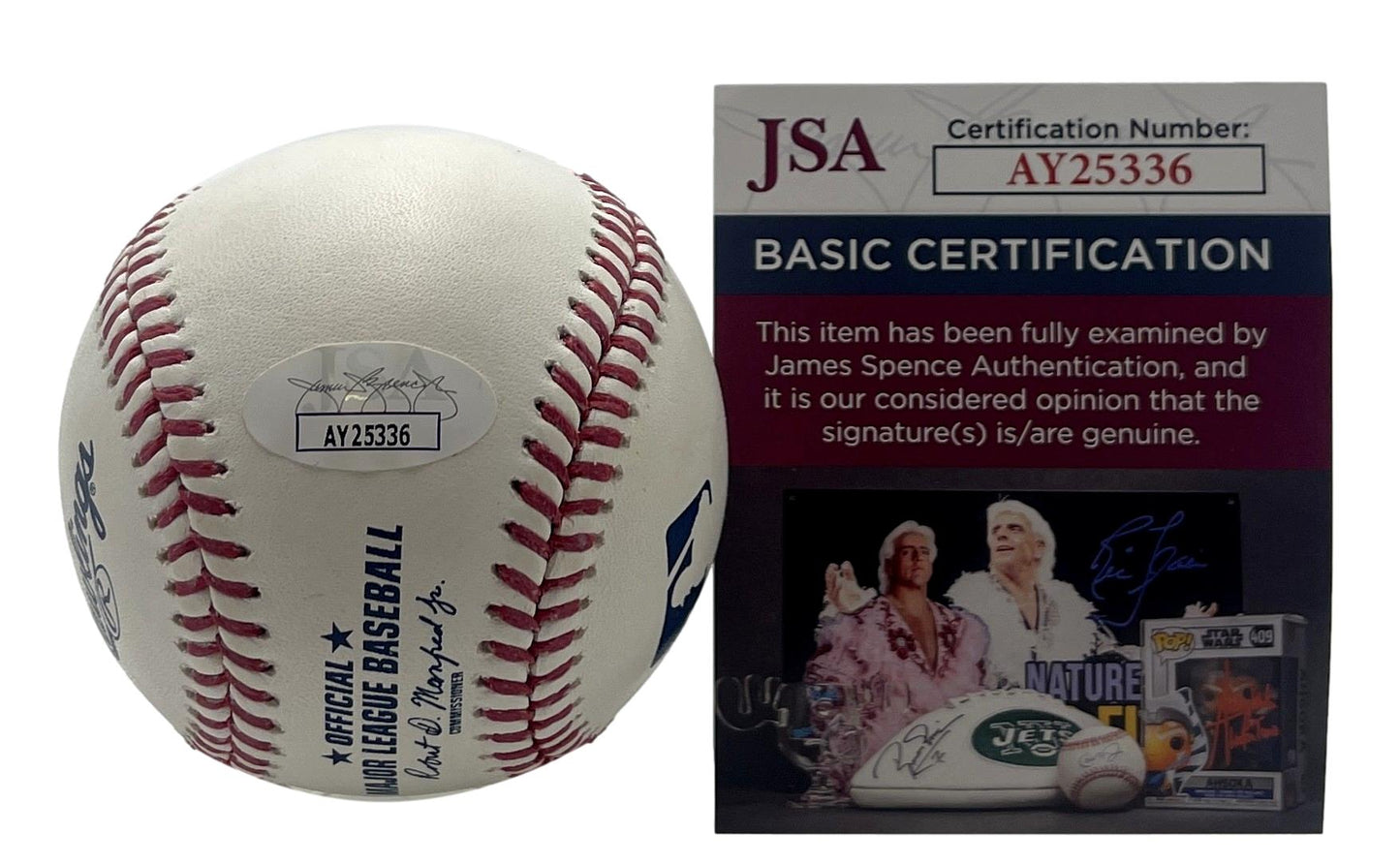 Tommy Chong Signed/Auto OML Baseball Actor "Cheech & Chong" JSA 201196