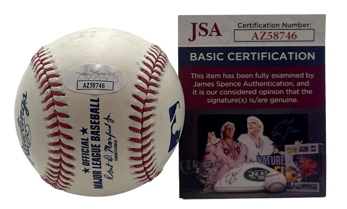 Eric Roberts Signed/Autographed OML Baseball Actor JSA 201199
