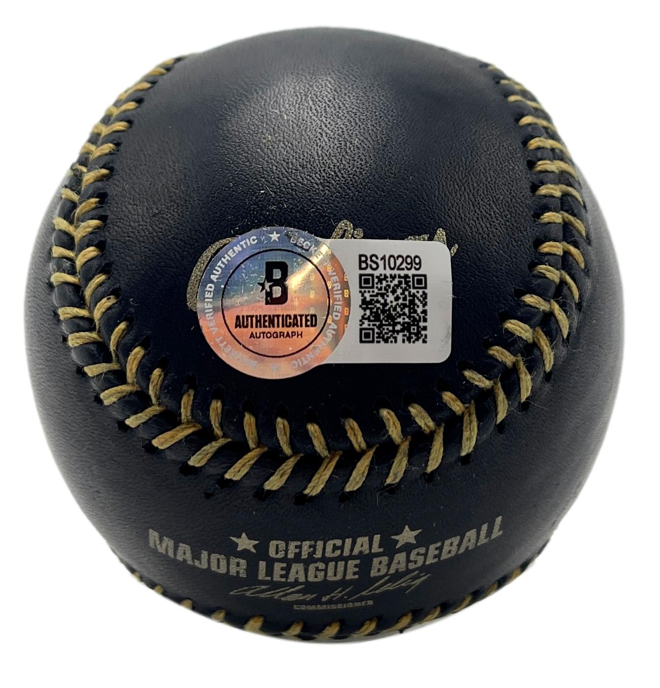 Mike Tyson Signed/Autographed OML Black Baseball Boxing Champ Beckett 201207