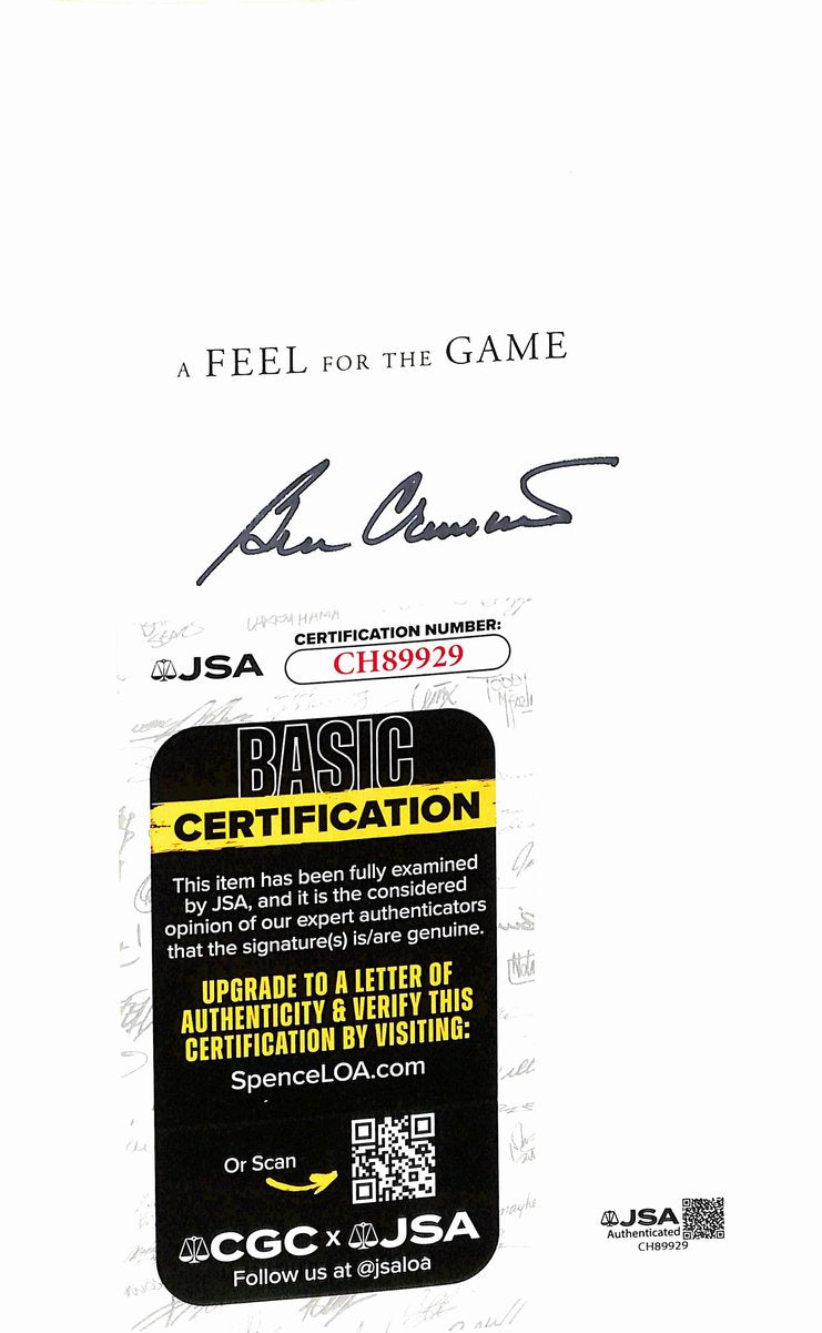 Ben Crenshaw PGA Champ Signed/Auto "A Feel For The Game" Book JSA 201285