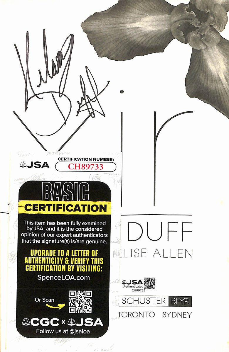 Hilary Duff Actress Signed/Autographed "Elixir" Book JSA 201833