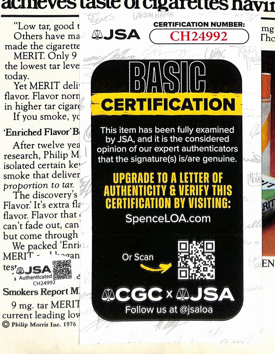 George Brett Royals Signed/Auto 6/21/1976 Sports Illustrated Magazine JSA 201186