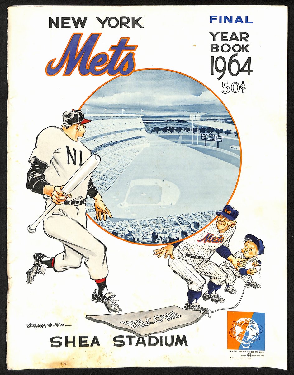 New York Mets 1964 Final Year Book Shea Stadium 202042