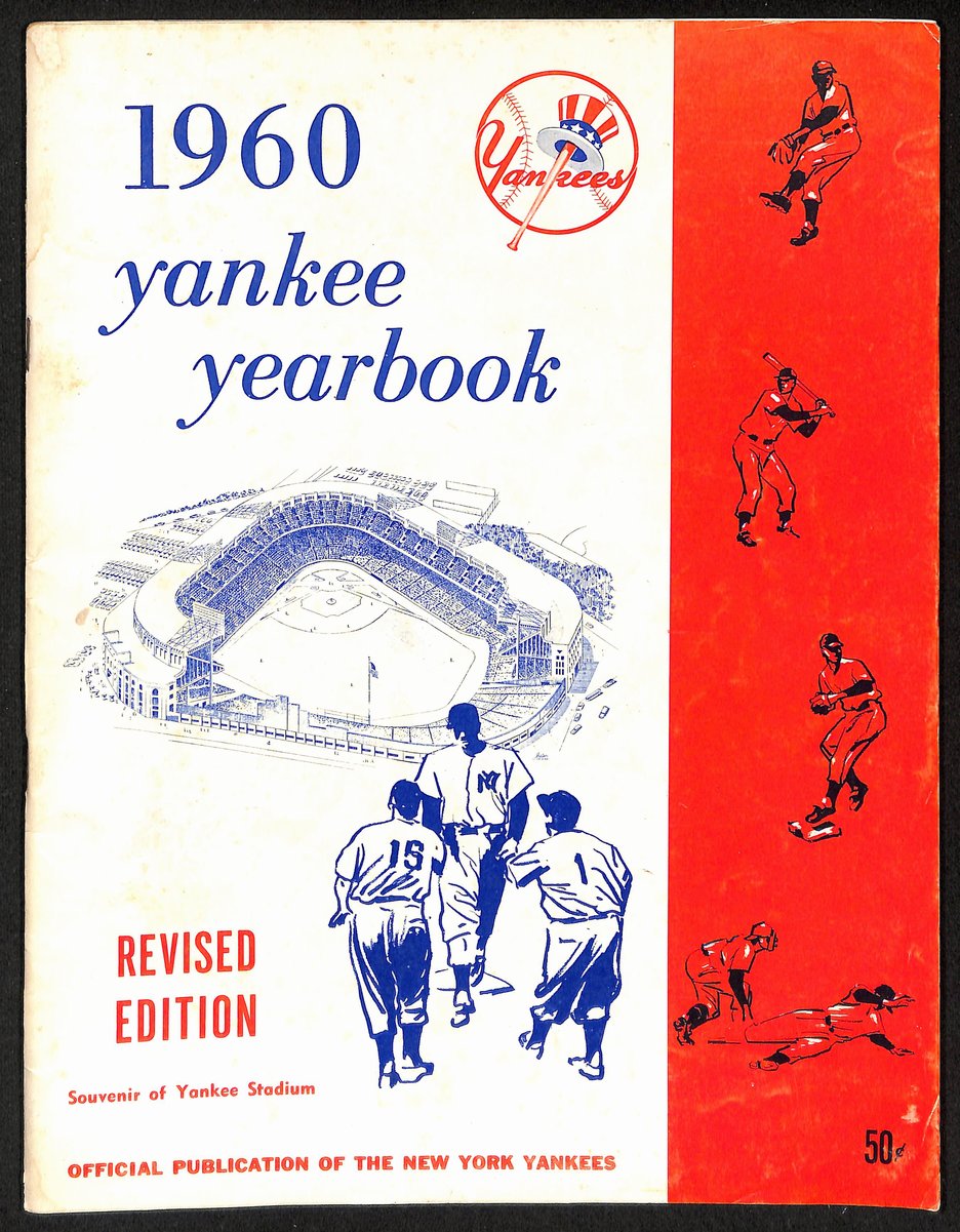 New York Yankees 1960 Yearbook Revised Edition Yankee Stadium 202050