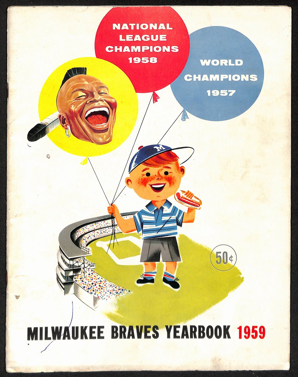 Milwaukee Braves 1959 Yearbook 202061