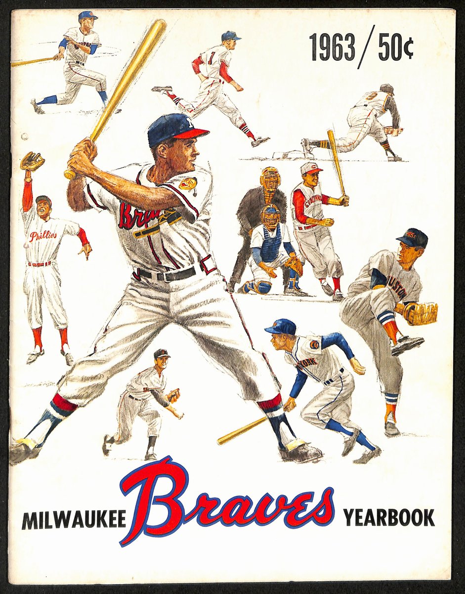 Milwaukee Braves 1963 Yearbook 202074