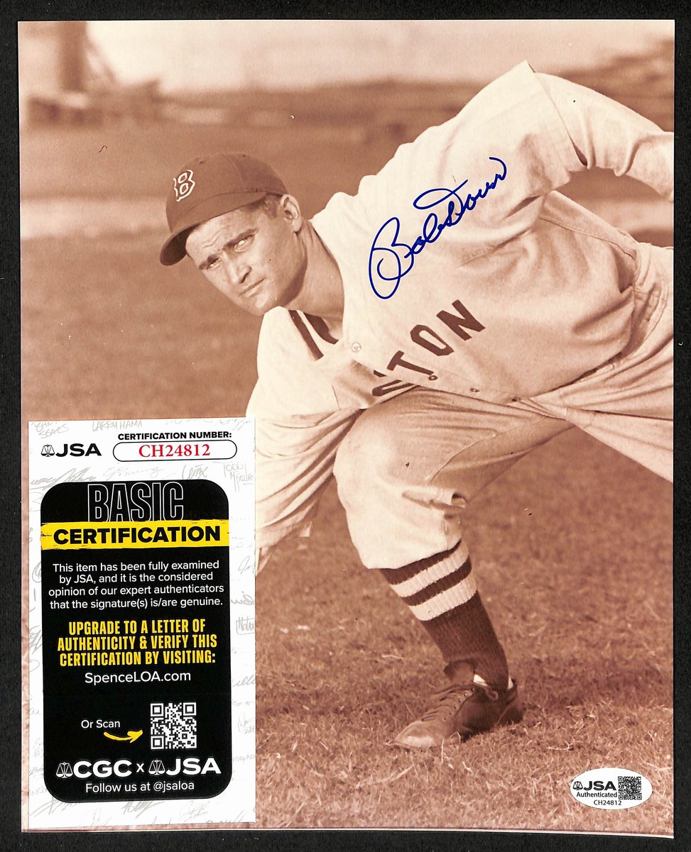 Bobby Doerr HOF Signed/Autographed 8x10 Photo Boston Red Sox JSA 201893