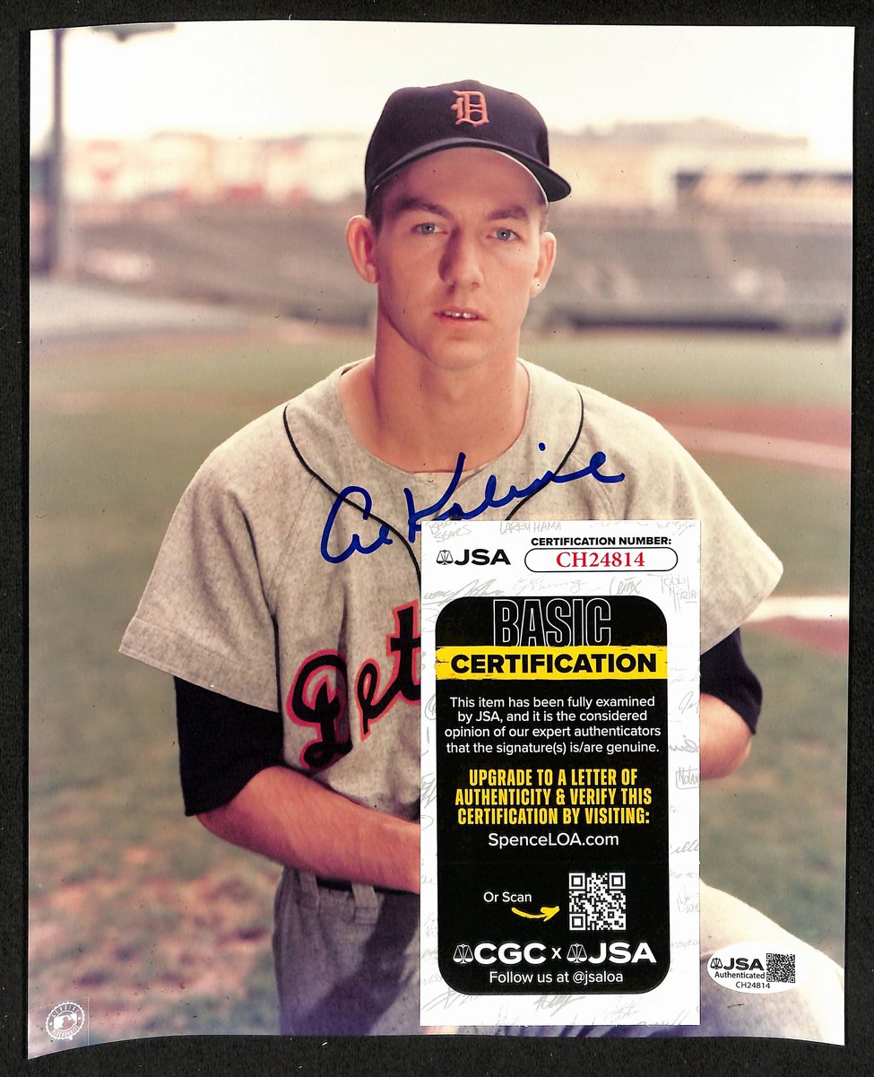 Al Kaline HOF Signed/Autographed 8x10 Photo Detroit Tigers JSA 201896
