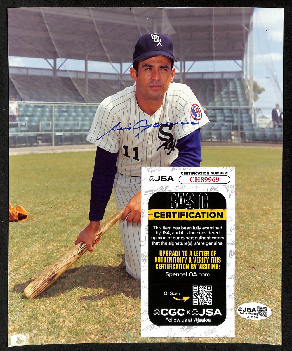 Luis Aparicio HOF Signed/Autographed 8x10 Photo Chicago White Sox JSA 201984