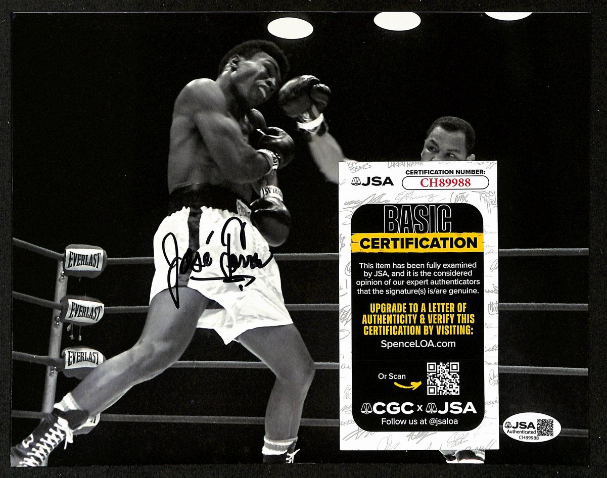 Jose Torres Signed/Autographed 8x10 B/W Photo Boxing Champ JSA 201996