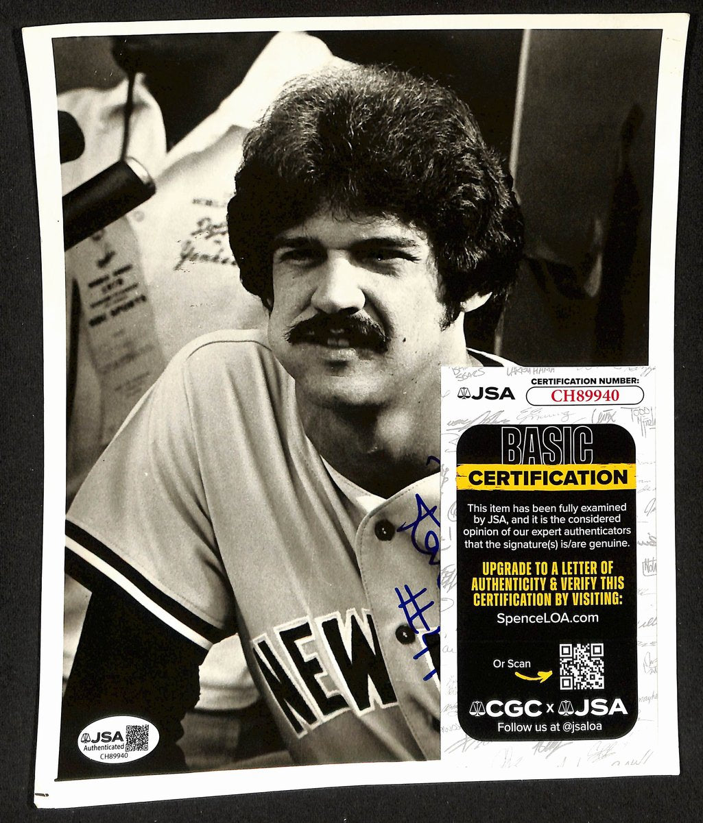 Ron Guidry Signed/Autographed 8x10 Photo New York Yankees JSA 202040