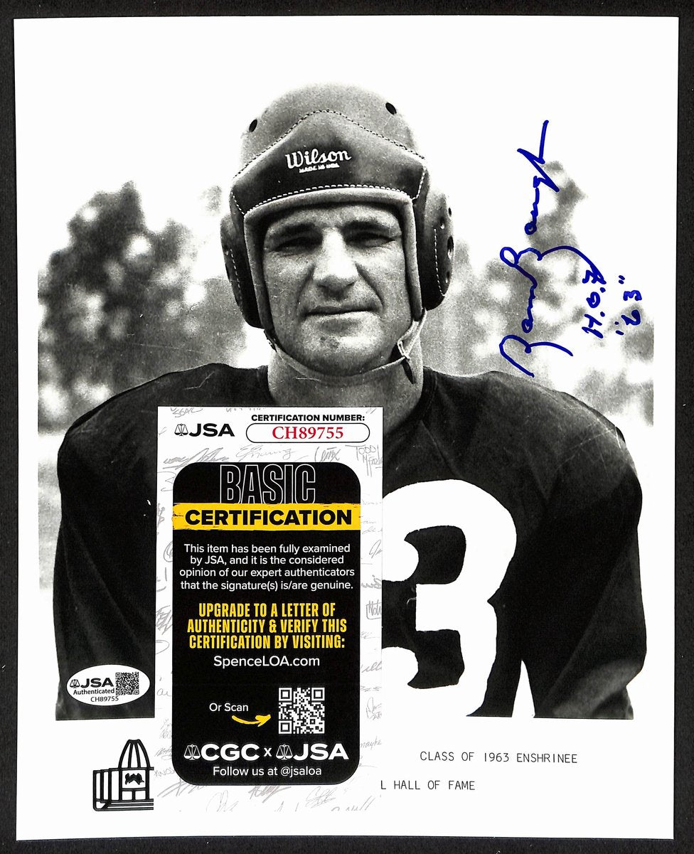 Sammy Baugh Official Pro Football Hall of Fame Auto/Signed 8x10 Photo JSA BA201976