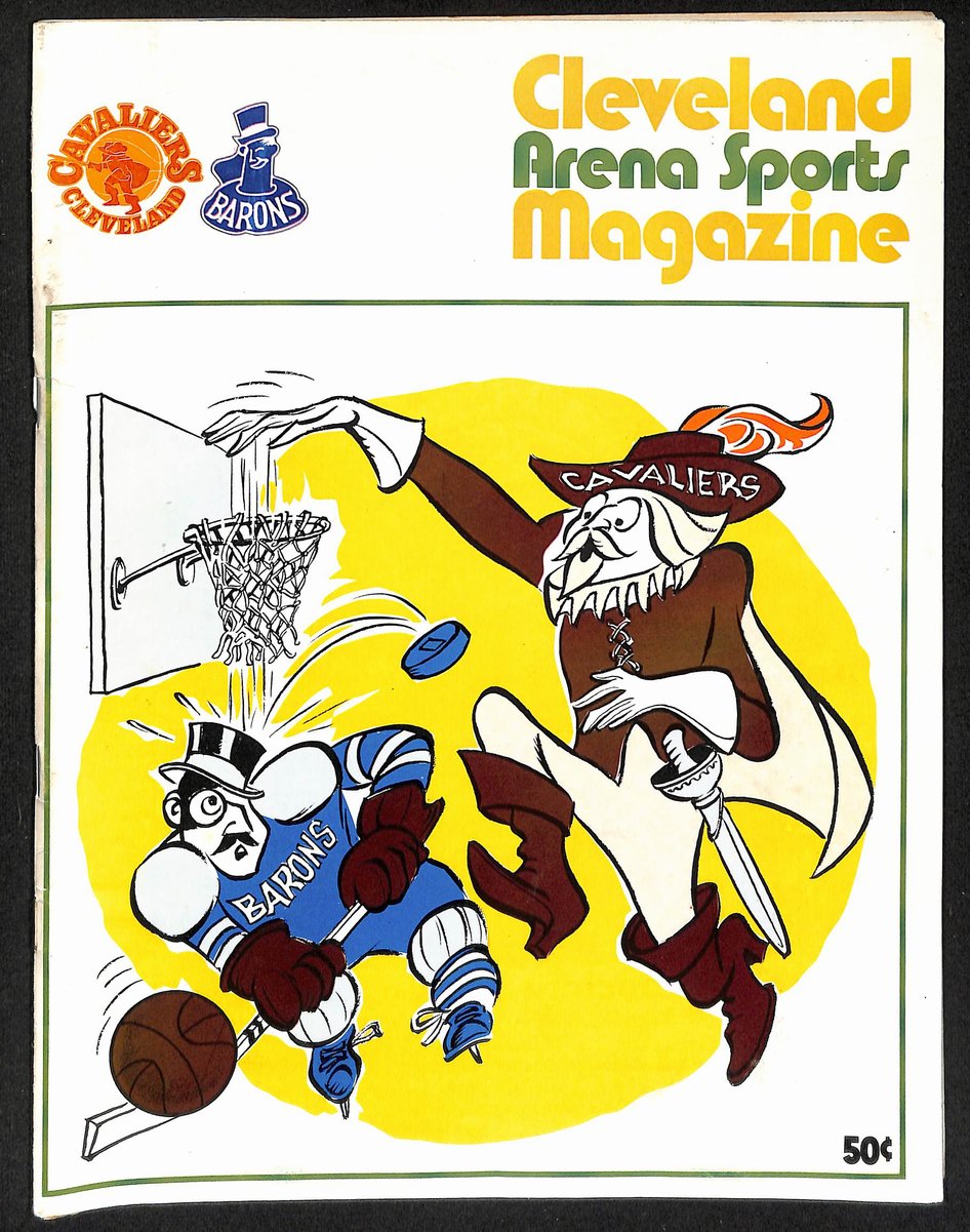 1970-71 Cleveland Arena Sports Magazine AHL Program Barons vs. Voyaguers 201660