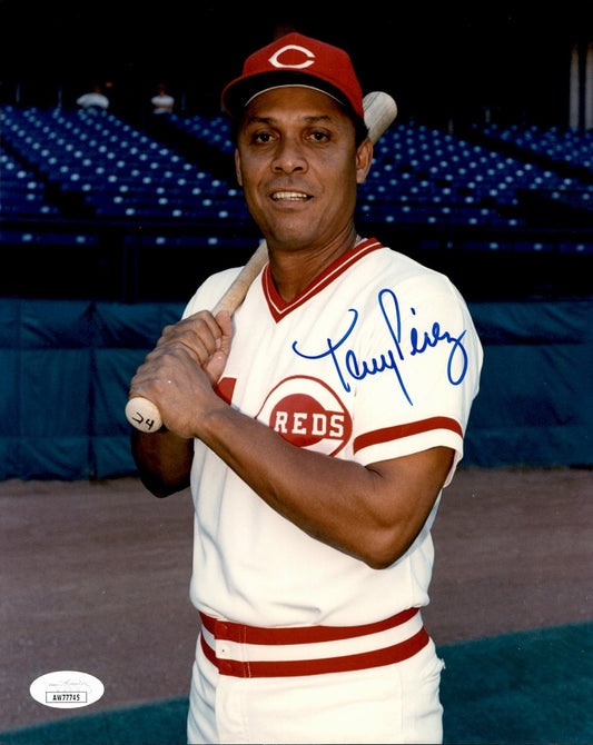 Tony Perez HOF Signed/Autographed 8x10 Photo Cincinnati Reds JSA 191186