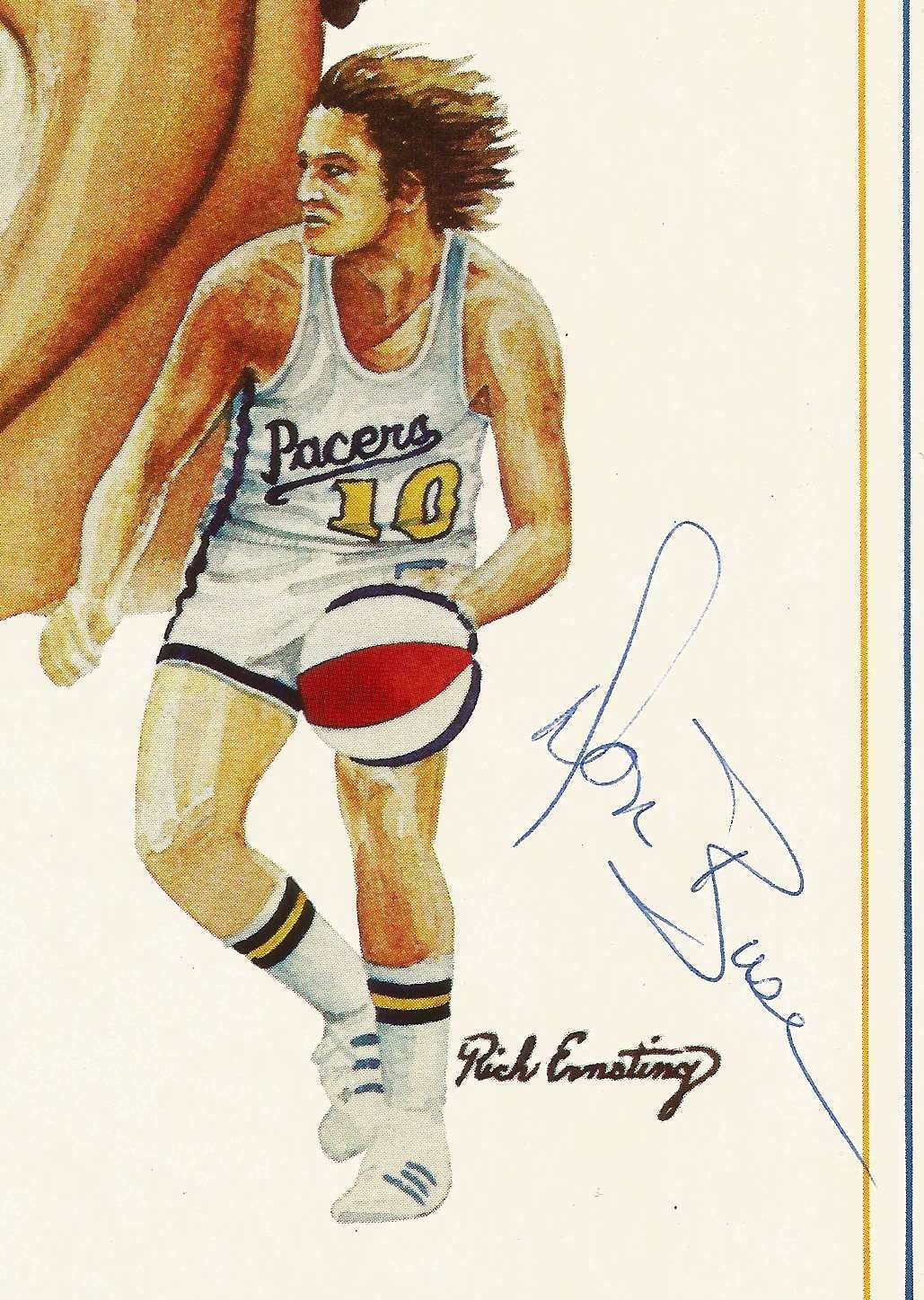 Don Buse Indiana Pacers Signed/Autographed 8x10 Program Photo Print 150307