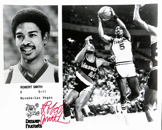 Robert Smith Nuggets Vintage Team Issued Signed/Auto 8x10 Photo 189110