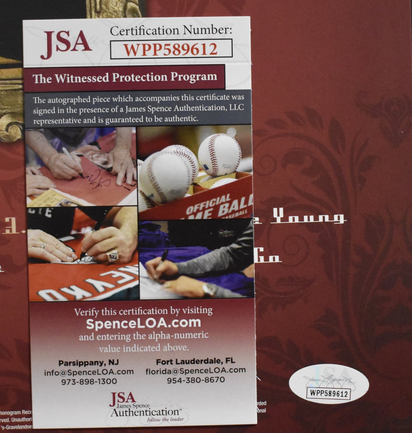 Def Leppard Joe Elliott/Phil Collen Signed Album "The Sparkle Lounge" JSA 200756