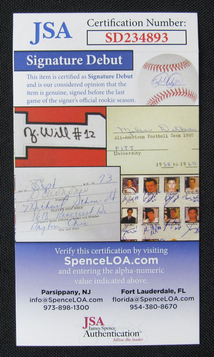 Tyler Warren Signed/Autographed Custom Football Jersey Colts Framed JSA 203229