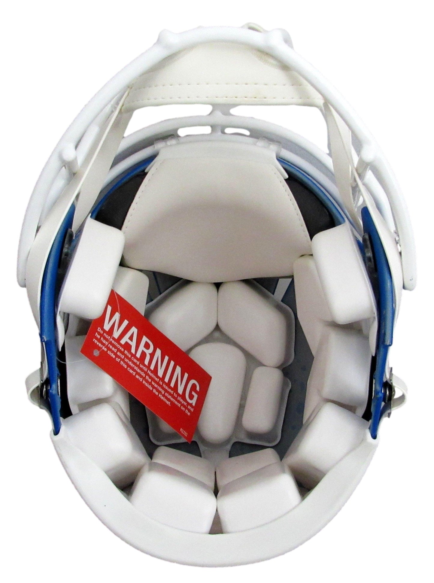 Saquon Barkley Signed Full Size Blue SB LIX Logo Authentic Helmet Eagles PSA/DNA