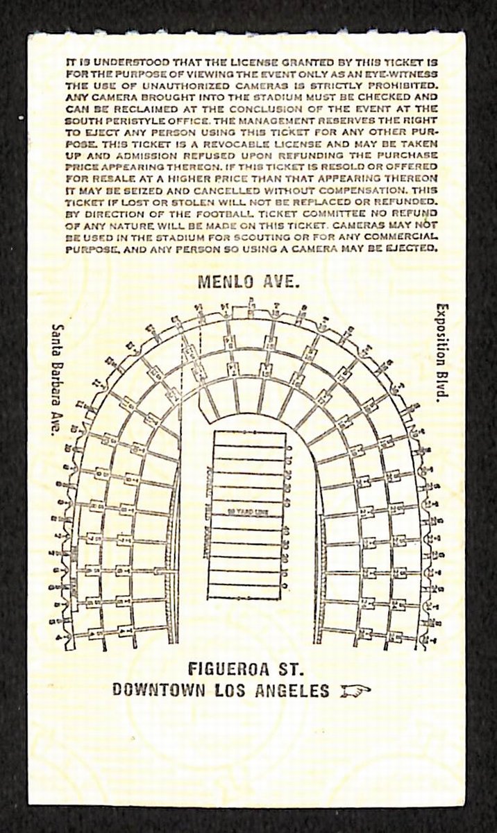 11/28/1970 College Football Game Ticket Stub USC vs. Notre Dame Theismann 203815