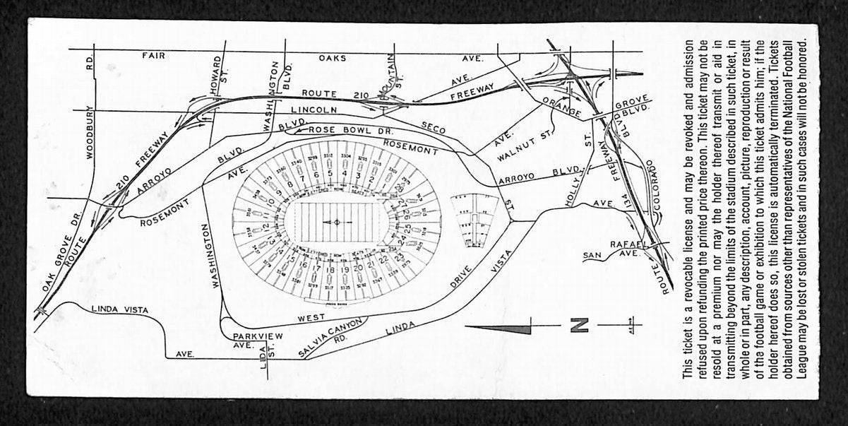 01/09/1977 Super Bowl XI Ticket Stub Raiders vs. Vikings Beletnikoff MVP 203831