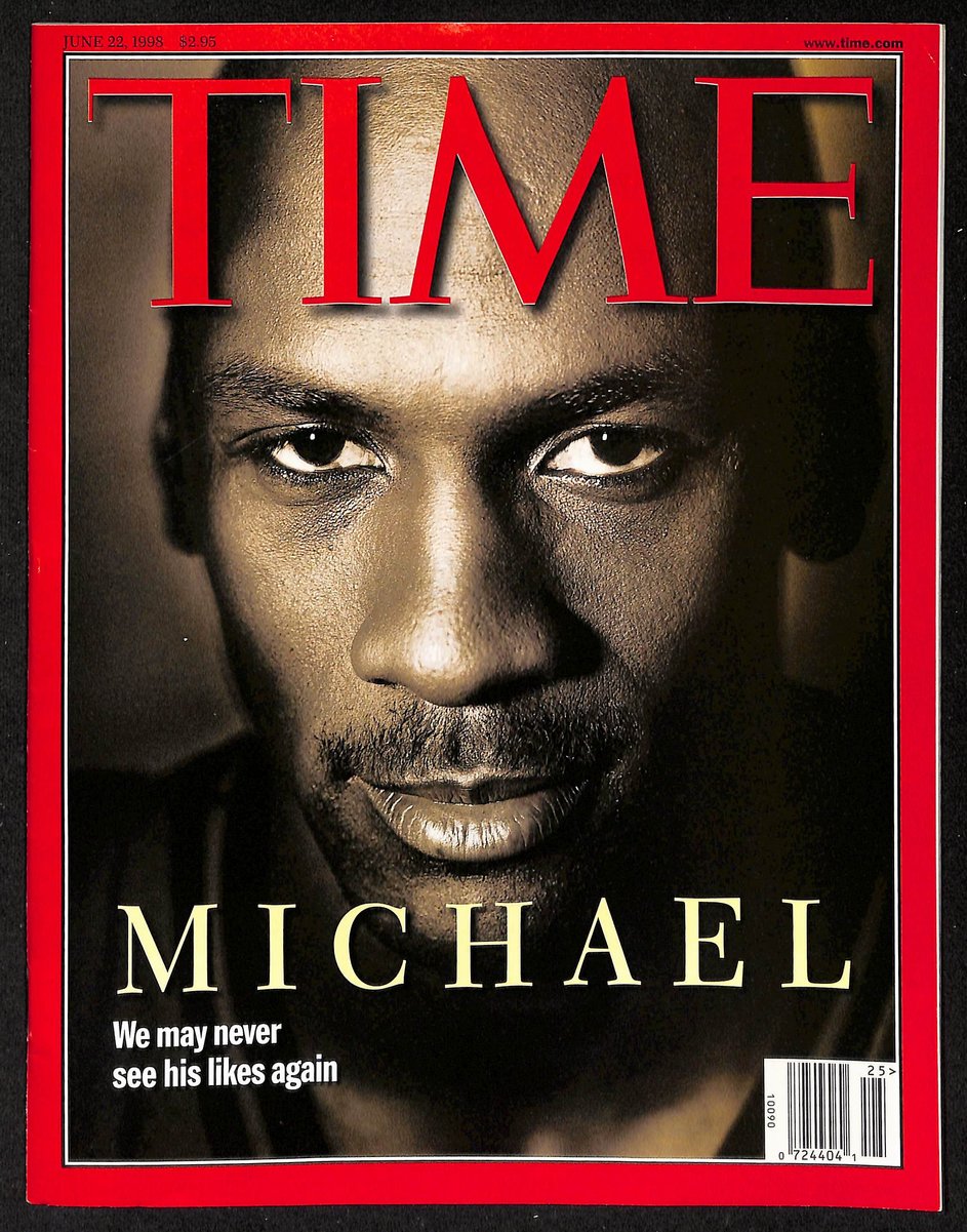 6/22/1998 TIME Magazine Michael Jordan No Label Newstand UNSIGNED 203791