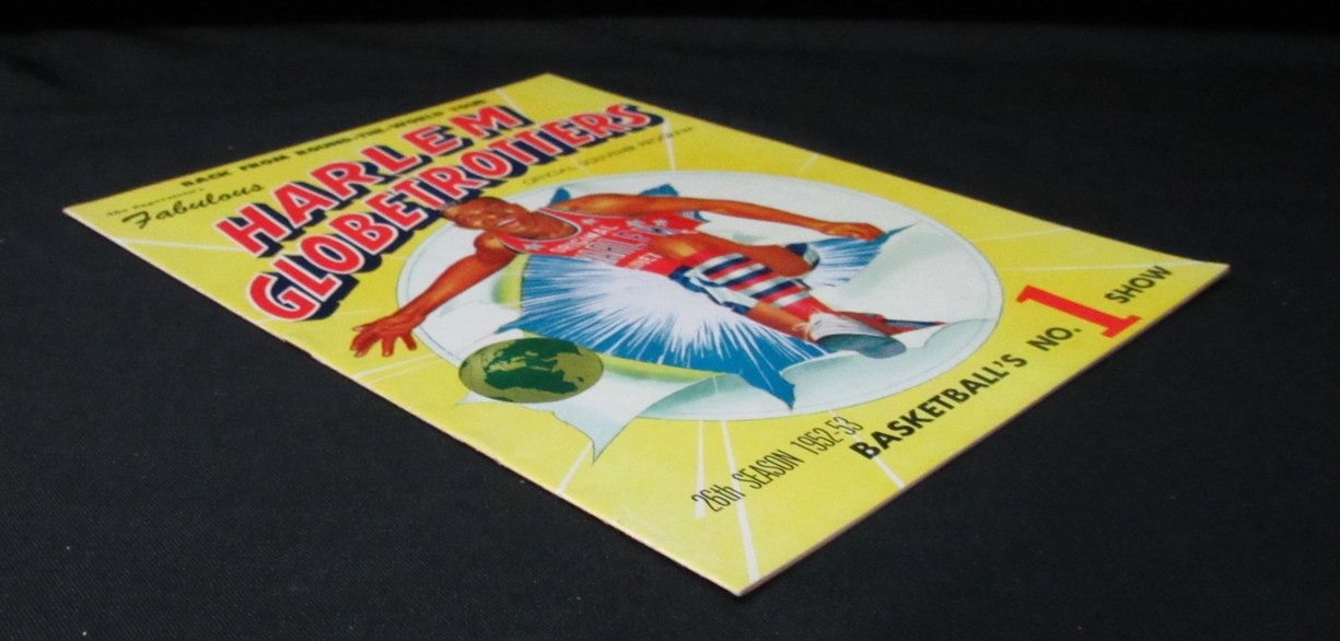 Vintage 1952-53 Season Harlem Globetrotters Basketball Game Program 198292