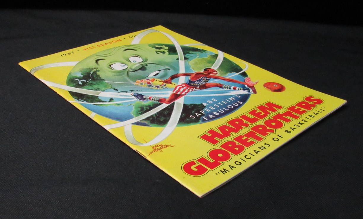 Vintage 1967 Harlem Globetrotters Basketball Game Program 198293