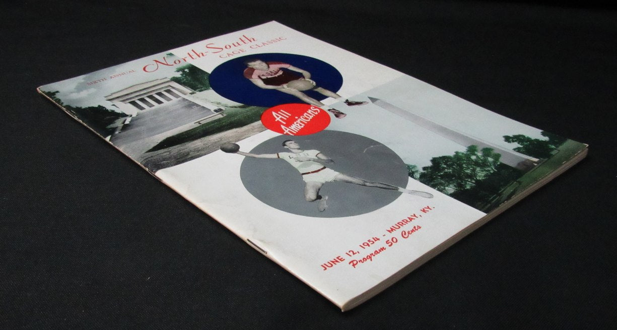 Vintage 6/12/1954 North-South Cage Classic Basketball Program Jim Taylor 198297