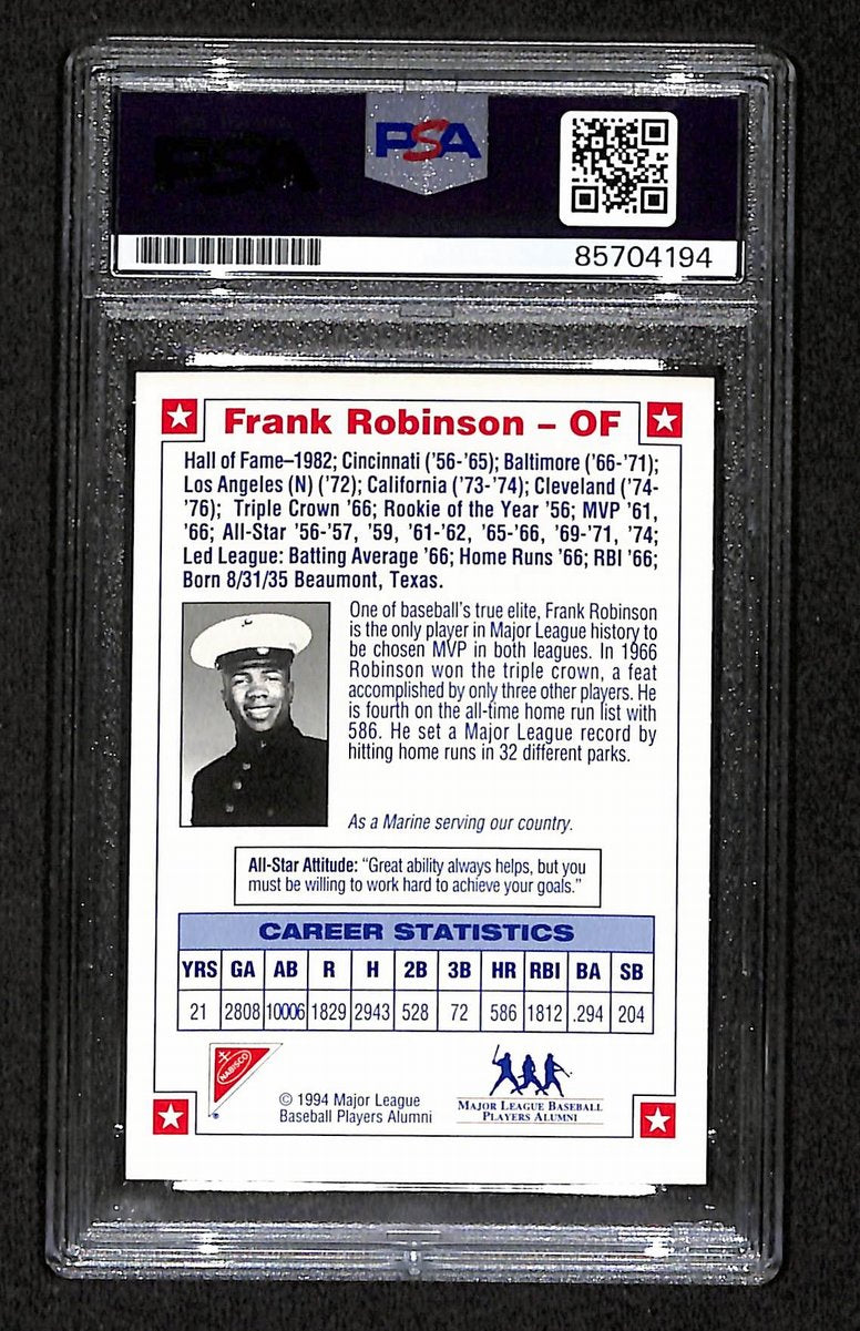1994 Nabisco All-Star Frank Robinson HOF Signed/Auto Card Orioles PSA/DNA 203950